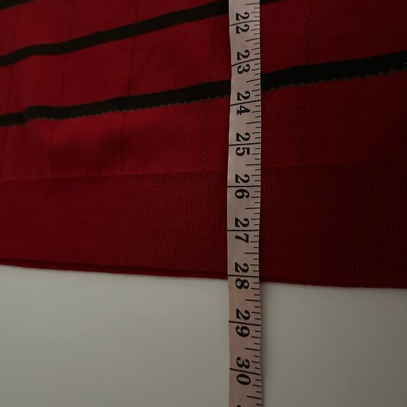 Paul Smith x Commission Men's Merino Wool Red Striped Collared Sweater Size XXL - Picture 10 of 15